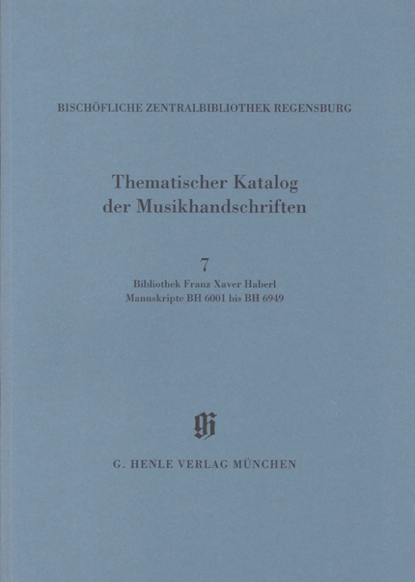 Kataloge Bayerischer Musiksammlungen 14/7 Sheet Music Songbook