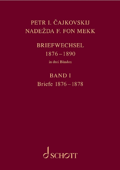Cajkovskij Und Fon Mekk Briefwechsel In 3 Banden 1 Sheet Music Songbook