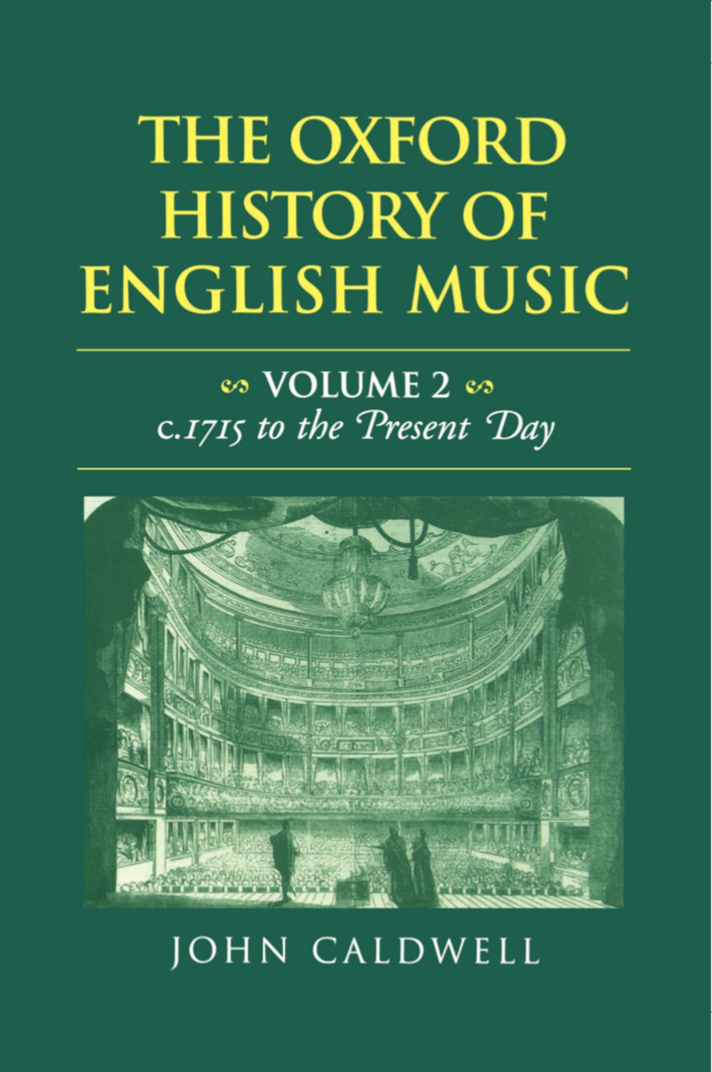 Caldwell Oxford History Of English Music Volume 2 Sheet Music Songbook