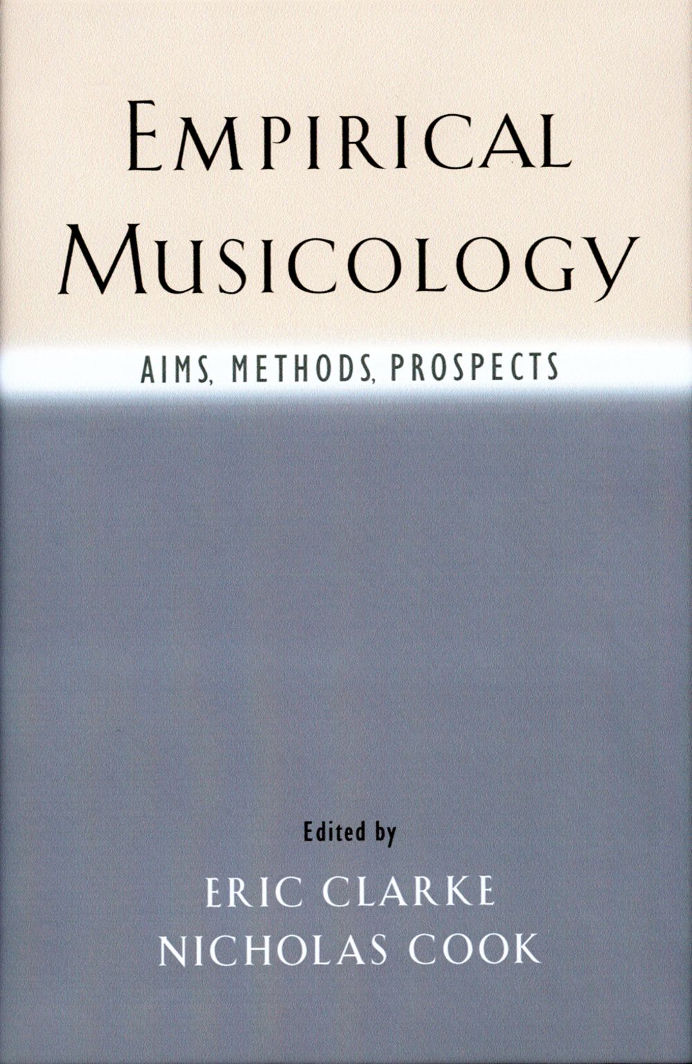 Empirical Musicology Clarke & Cook Paperback Sheet Music Songbook