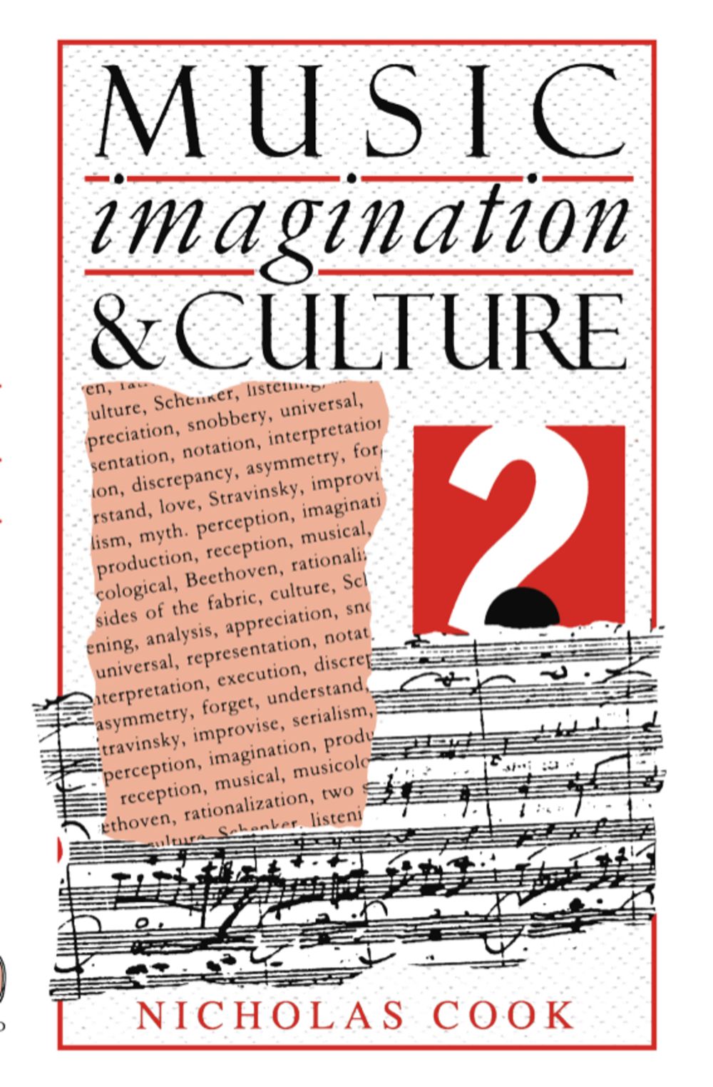 Cook Music, Imagination And Culture Paperback Sheet Music Songbook