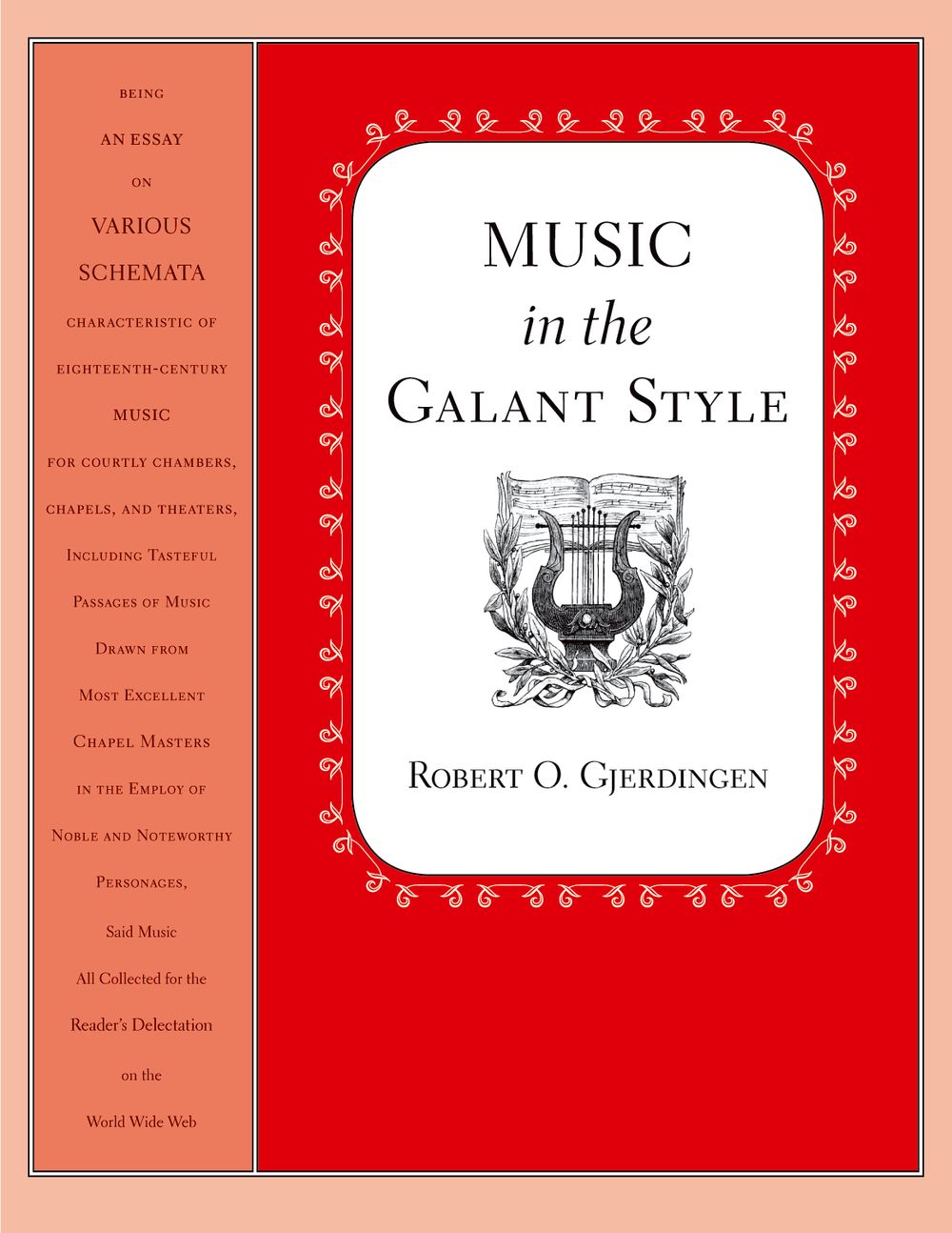 Gjerdingen Music In The Galant Style Hardback Sheet Music Songbook