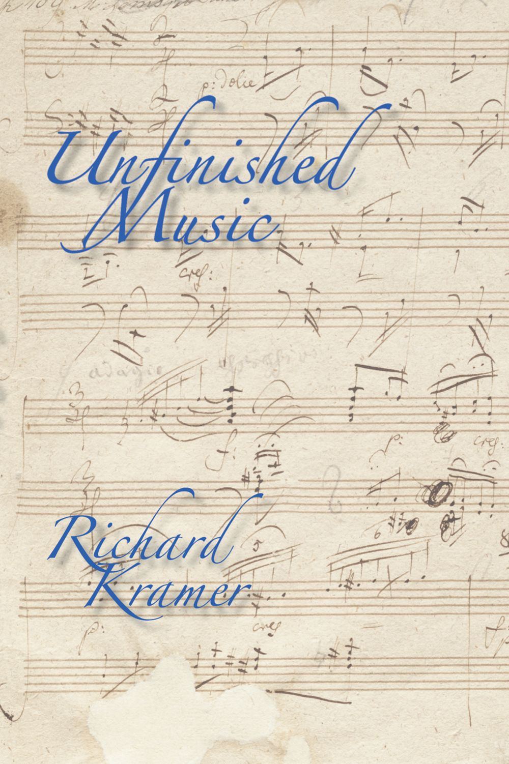 Kramer Unfinished Music Paperback Sheet Music Songbook