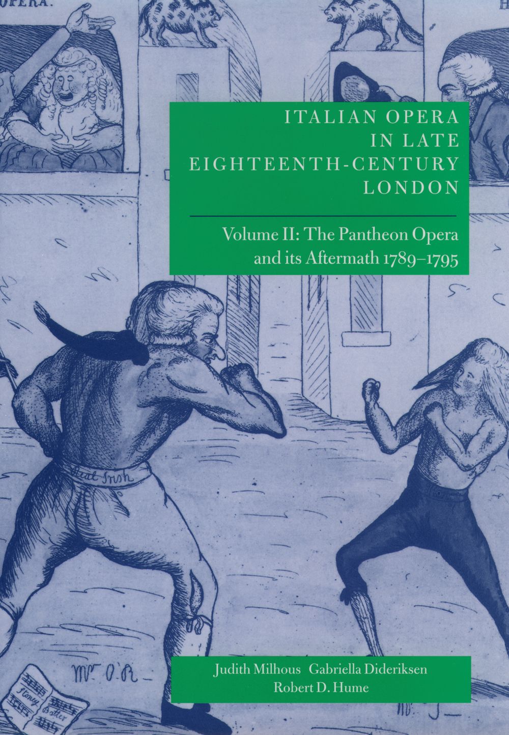 Italian Opera In Late 18th-century London Vol 2 Hb Sheet Music Songbook