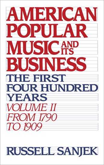 American Popular Music And Its Business Vol Ii Hb Sheet Music Songbook