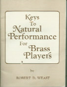 Weast Keys To Natural Performance For Brass Sheet Music Songbook