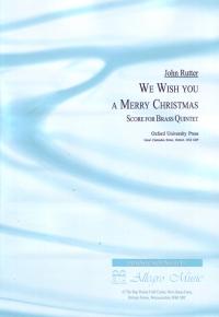 We Wish You A Merry Christmas Rutter Score Sheet Music Songbook