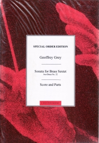 Grey Sonata Jb 32 Sheet Music Songbook
