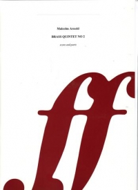 Arnold Quintet No 2 Op132 Score & Pts Sheet Music Songbook