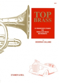 Top Brass 25 Studies Calland Treble Clef Sheet Music Songbook
