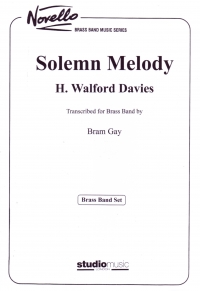 Solemn Melody Walford Davies/gay Set Of Parts Sheet Music Songbook