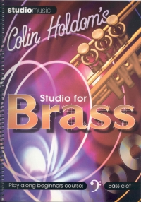 Studio For Brass Bb Bass Clef Book/cd Holdom Sheet Music Songbook
