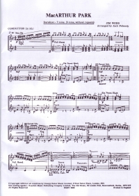 Macarthur Park Webb Arr Jack Peberdy Sheet Music Songbook