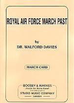 Royal Air Force March Past Brass Band March Card Sheet Music Songbook