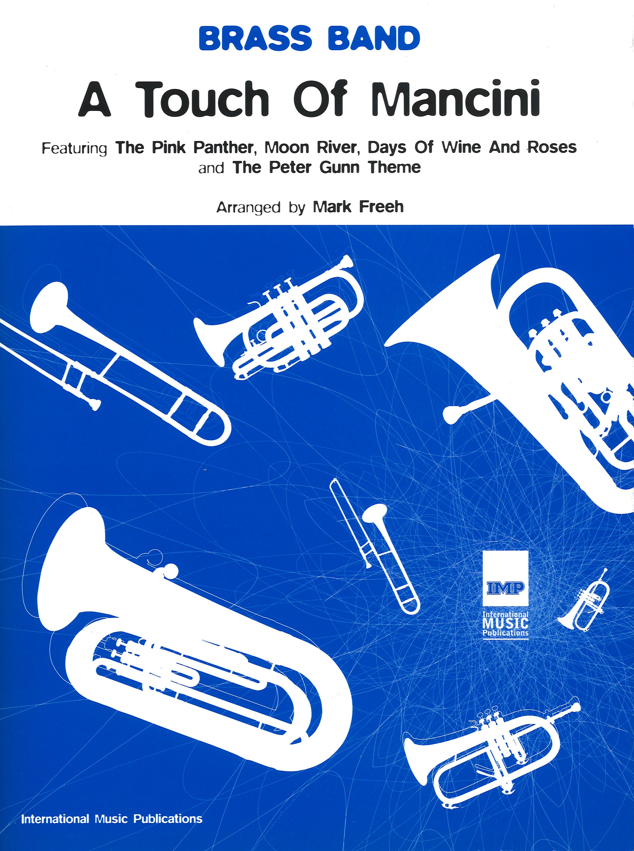 Touch Of Mancini Brass Band Sheet Music Songbook