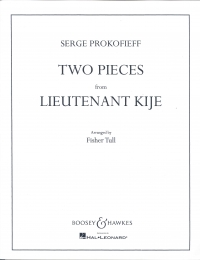 Prokofiev 2 Pieces (lieutenant Kije) Brass/perc Sheet Music Songbook