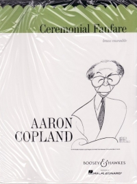 Copland Ceremonial Fanfare Brass Ensemble Sc/pts Sheet Music Songbook
