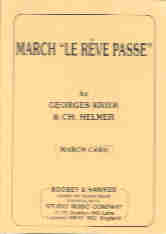 Le Reve Passe March Cards Brass Band Sheet Music Songbook