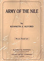 Alford Army Of The Nile Brass Band March Card Set Sheet Music Songbook