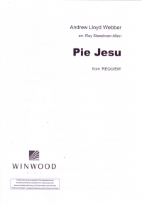 Lloyd Webber Pie Jesu Brass Band Score/parts Sheet Music Songbook