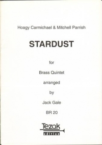 Carmichael Stardust Brass Quintet Sheet Music Songbook