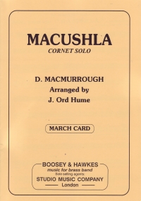 Macushla Arr Ord Hume Brass Band March Card Set Sheet Music Songbook