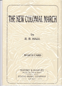 Hall New Colonial March Brass Band Set Sheet Music Songbook