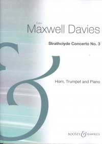 Maxwell Davies Strathclyde Concerto 3 Hn/tpt/pf Sheet Music Songbook