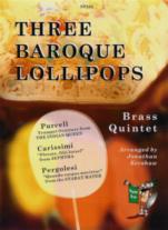 Three Baroque Lollipops Kershaw Brass Quintet Sheet Music Songbook