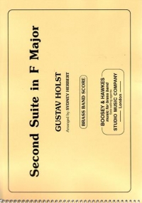 Holst Second Suite In F Brass Band Fsc (herbert) Sheet Music Songbook