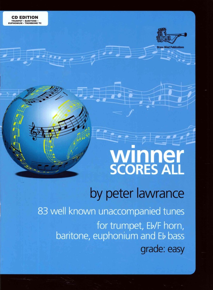 Winner Scores All Lawrance Treble Brass + Bb Cd Sheet Music Songbook