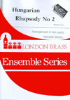 Liszt Hungarian Rhapsody No 2 Arr. Bissill 10tet Sheet Music Songbook