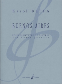 Beffa Buenos Aires Brass Quintet Sc/pts Sheet Music Songbook