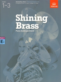 Shining Brass Book 1 Piano Accomps For Eb Insts Ab Sheet Music Songbook