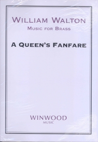 Walton A Queens Fanfare Brass Ensemble Sc/pts Sheet Music Songbook