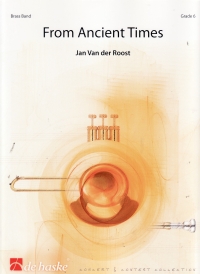 Van Der Roost From Ancient Times Brass Band Score Sheet Music Songbook