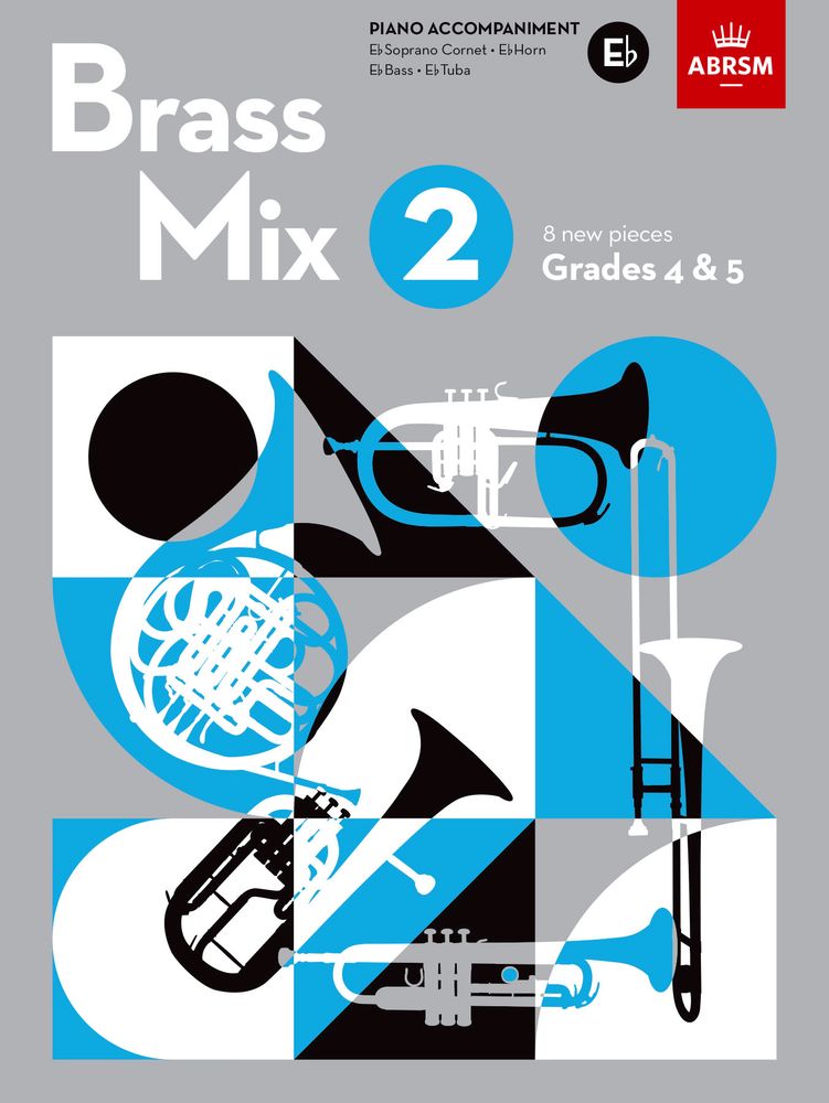Brass Mix Book 2 Eb Piano Accompaniment Abrsm Sheet Music Songbook