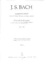 Bach Concerto 2 Vns Dmin Bwv1043 1st Violin Sheet Music Songbook