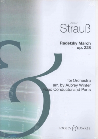 Strauss Radetzky March Orchestral Set Sheet Music Songbook