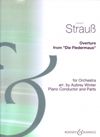 Strauss Die Fledermaus Overture Orchestra Sc & Pts Sheet Music Songbook