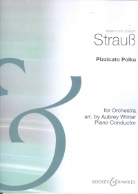 Strauss Pizzicato Polka Piano Conductor Sheet Music Songbook