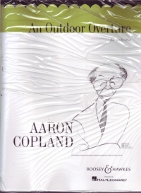 Copland An Outdoor Overture Orchestra Score & Pts Sheet Music Songbook