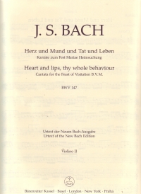 Bach Cantata 147 Herz Und Mund Und Tat Und Leben Sheet Music Songbook