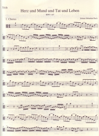 Bach Cantata 147 Herz Und Mund Und Tat Und Leben Sheet Music Songbook