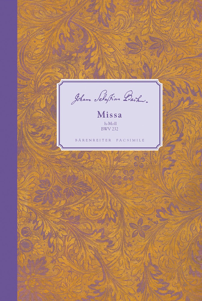 Bach Mass Bmin Bwv 232 Facsimile Hardback Sheet Music Songbook