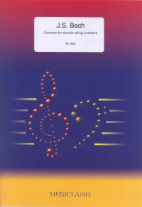 Bach Concerto For Double String Orchestra Sc/pts Sheet Music Songbook