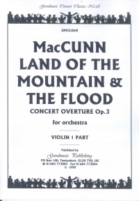 Maccunn Land Of The Mountain & Flood Violin 1 Part Sheet Music Songbook