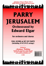Parry Jerusalem Full Score Sheet Music Songbook