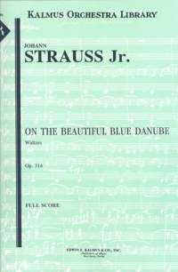 Strauss Blue Danube Waltzes Op314 Large Score Sheet Music Songbook