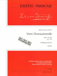 Strauss J Sohn Vom Donaustrande Op356 Score Sheet Music Songbook